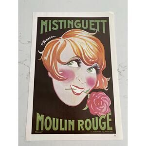 Moulin Rouge, Mistinguett, Champs-Elysees, Revue Negre, Music Hall Posters,